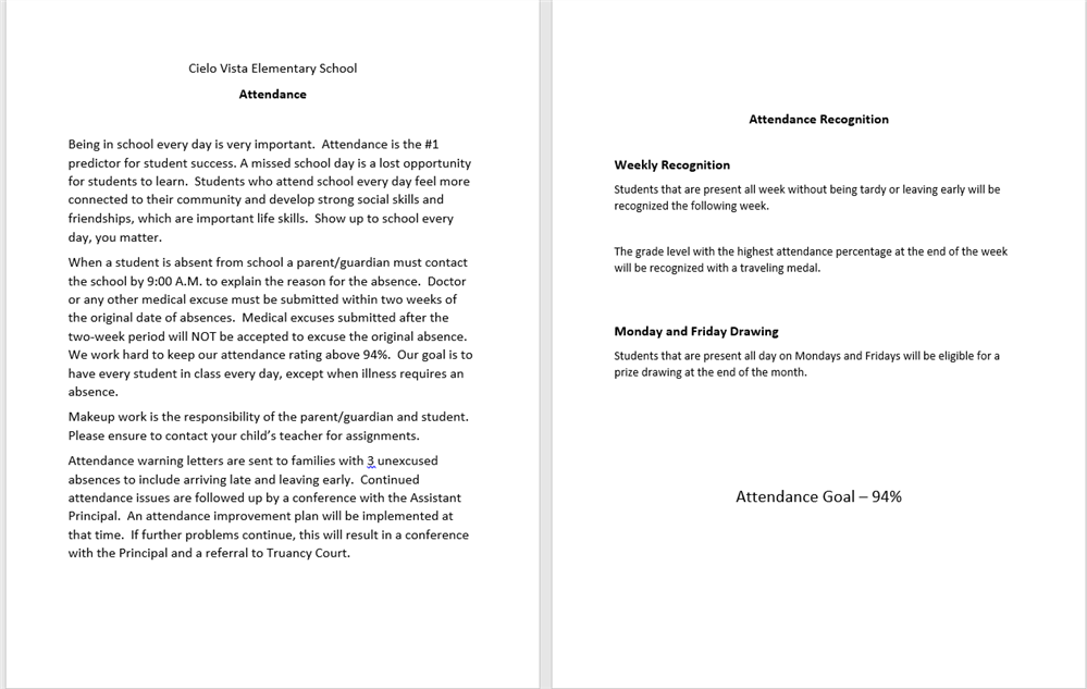  Attendance Recognition